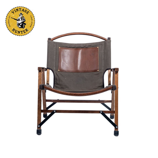オイルワックスキャンバス折りたたみ椅子|標準/ワイド 2サイズ|Vintage Hunter