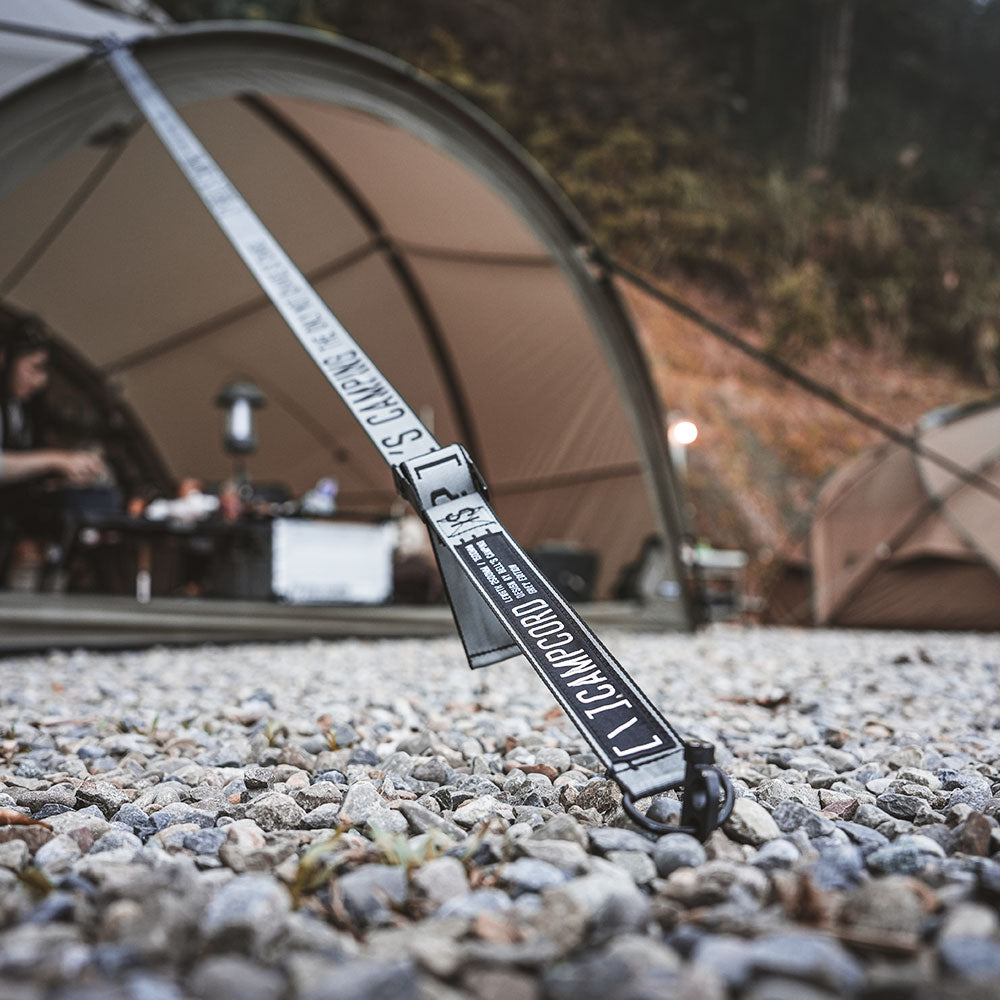 CAMPCORD タクティカルガイロープシリーズ 2本セット(1.5m/3.3m)|Bell’s Camping