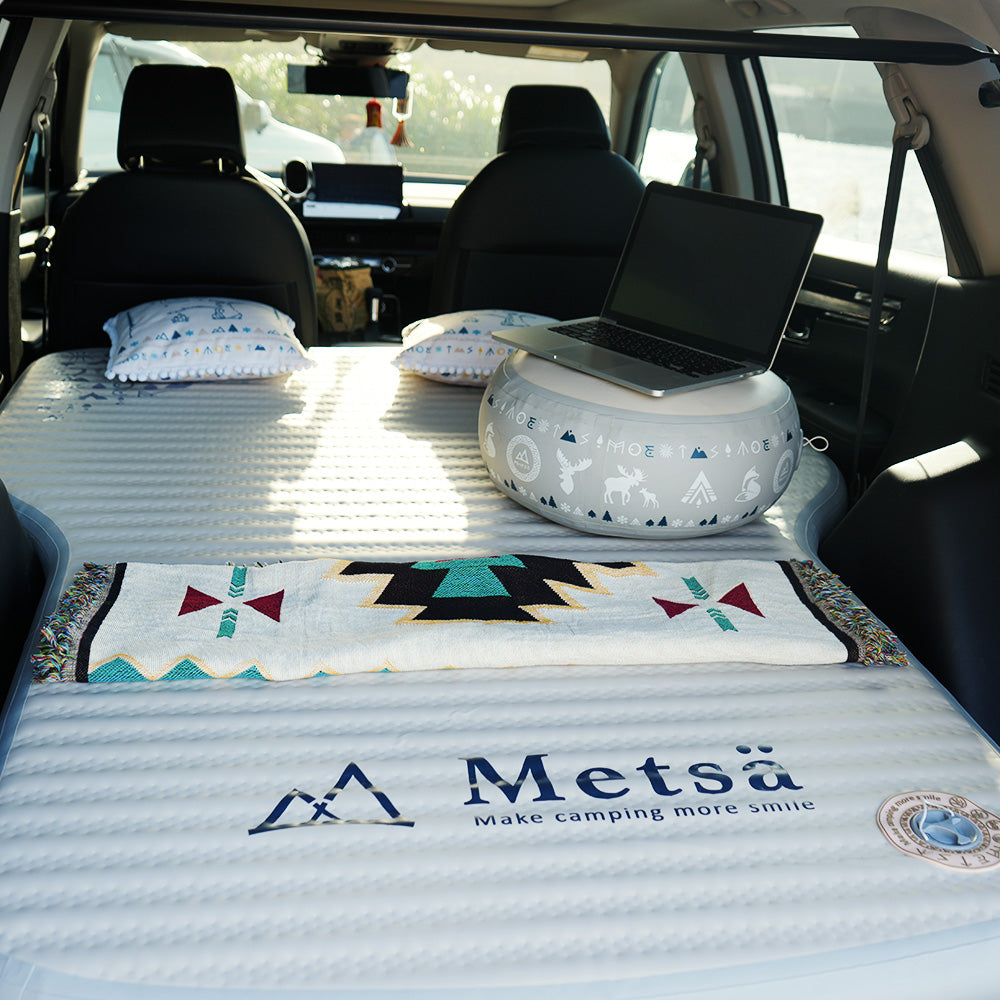 Metsä 眠月車中泊用エアーベッド|特許構造Spider Web採用|SUV・ミニバン対応の車中泊マットレス