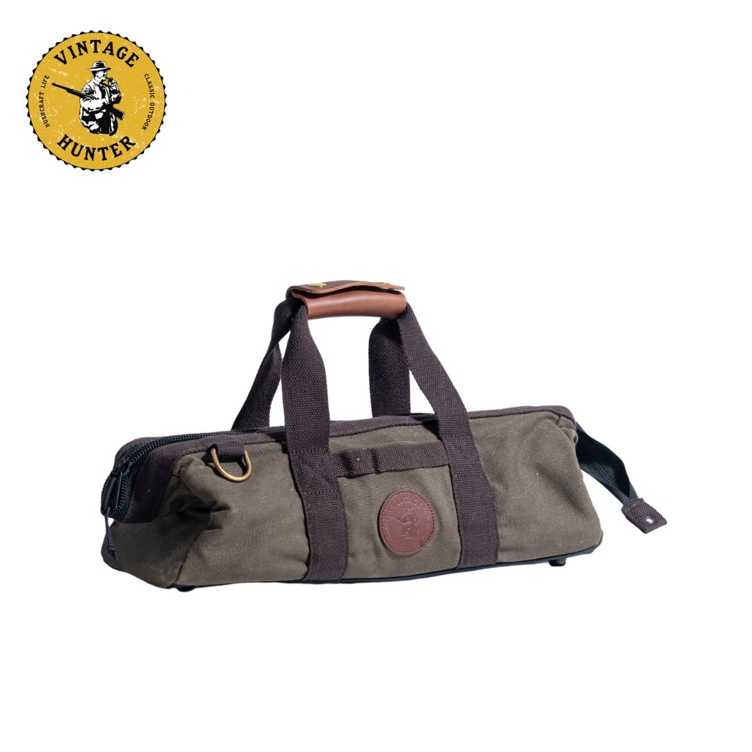 オイルワックスキャンバス テントペグ収納袋|Vintage Hunter