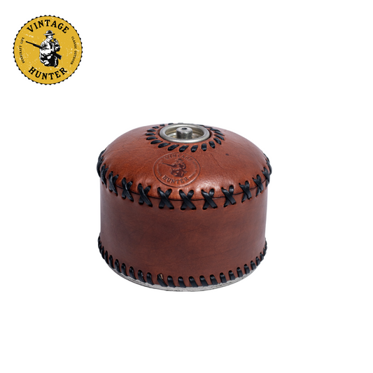 職人手縫いのタンニンなめし革 OD缶カバー(230g対応)|Vintage Hunter