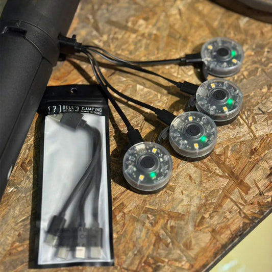 4in1 USB-A to USB-C 充電ケーブル|Bell’s Camping