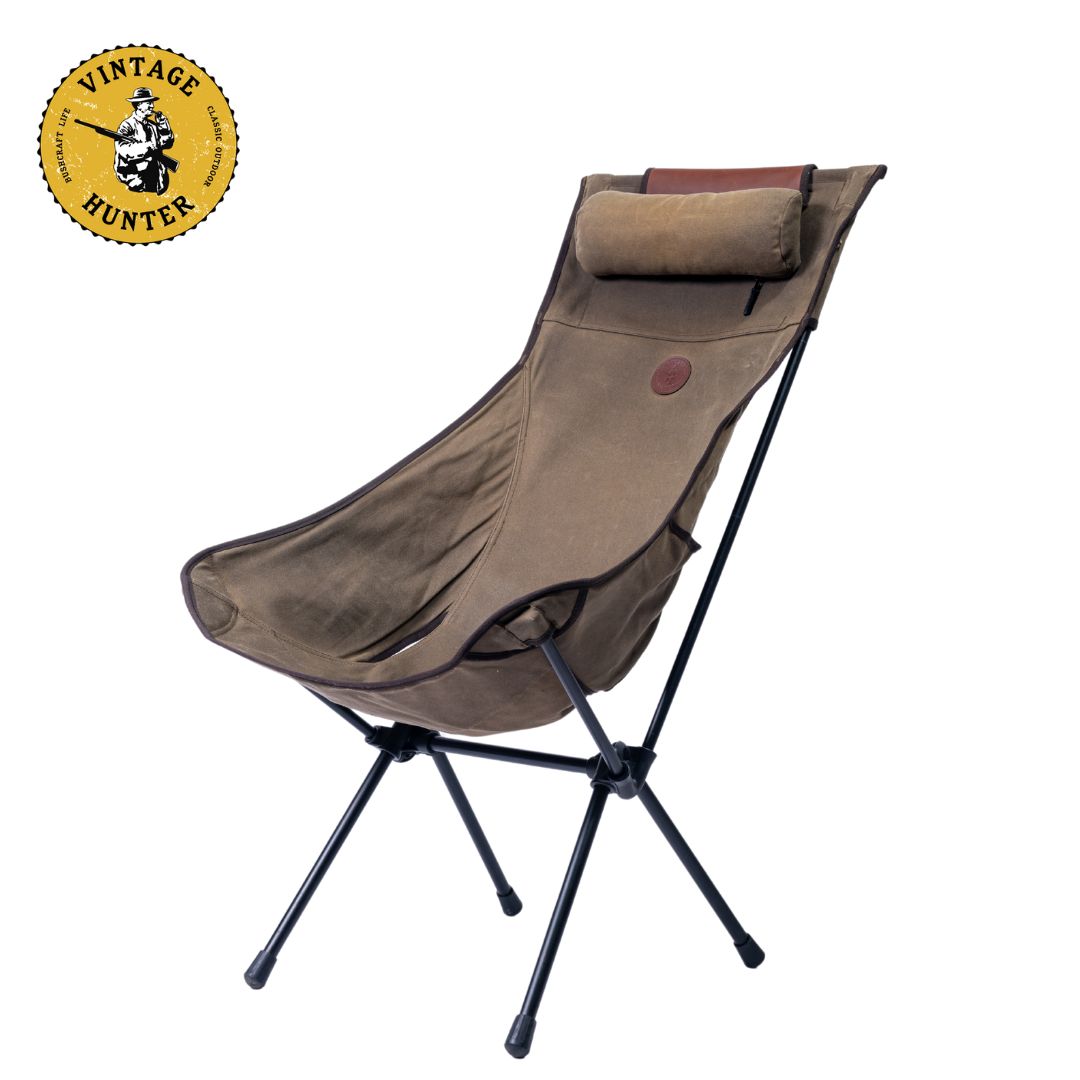 オイルワックスキャンバス軽量ハイバックチェア|Vintage Hunter