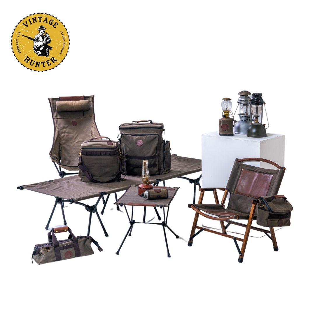 オイルワックスキャンバス軽量ハイバックチェア|Vintage Hunter