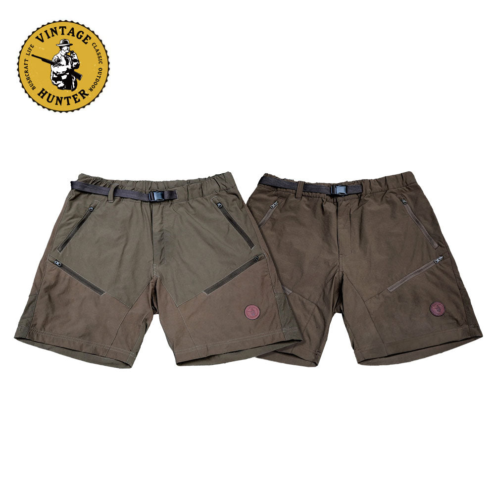 ハンティングショーツ（ソリッド／パッチワーク）｜Vintage Hunter