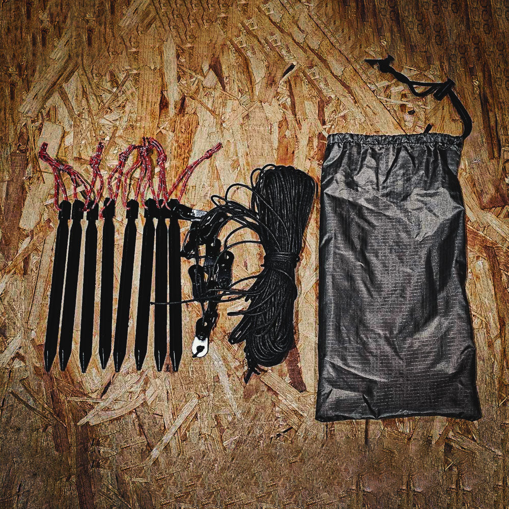 ハンターズ・タープ（4x4m・遮熱ブラックコーティング）｜Vintage Hunter