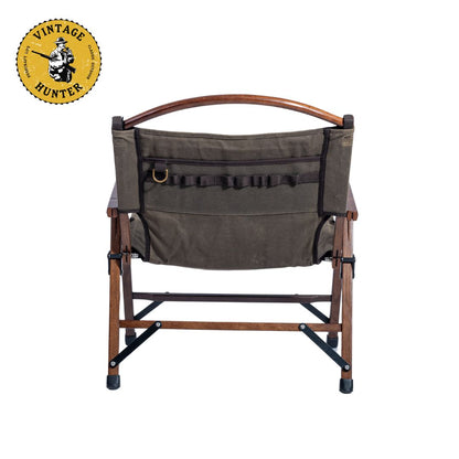 オイルワックスキャンバス折りたたみ椅子｜標準/ワイド 2サイズ｜Vintage Hunter