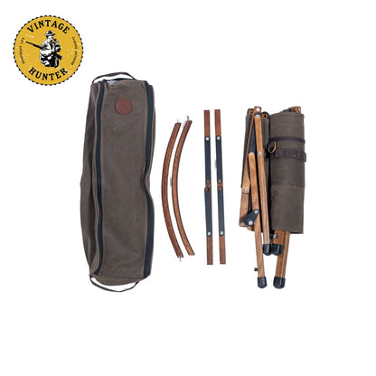 オイルワックスキャンバス折りたたみ椅子｜標準/ワイド 2サイズ｜Vintage Hunter