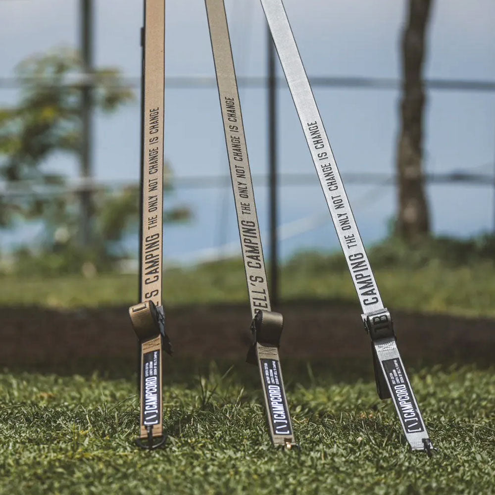 CAMPCORD タクティカルガイロープシリーズ 2本セット（1.5m／3.3m）｜Bell’s Camping