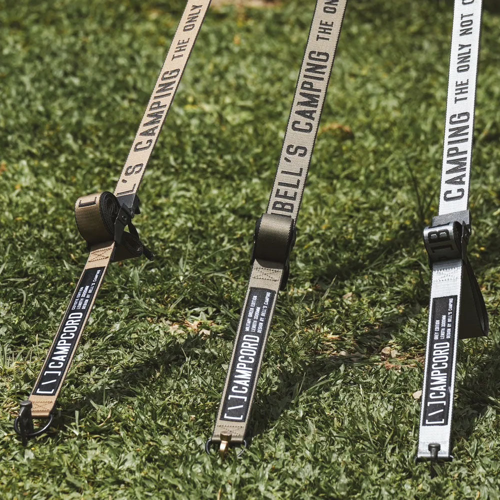 CAMPCORD タクティカルガイロープシリーズ 2本セット（1.5m／3.3m）｜Bell’s Camping