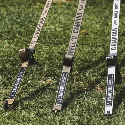 CAMPCORD タクティカルガイロープシリーズ 2本セット（1.5m／3.3m）｜Bell’s Camping