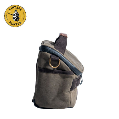 オイルワックスキャンバスクーラーポーチ（S）｜Vintage Hunter 保冷バッグ