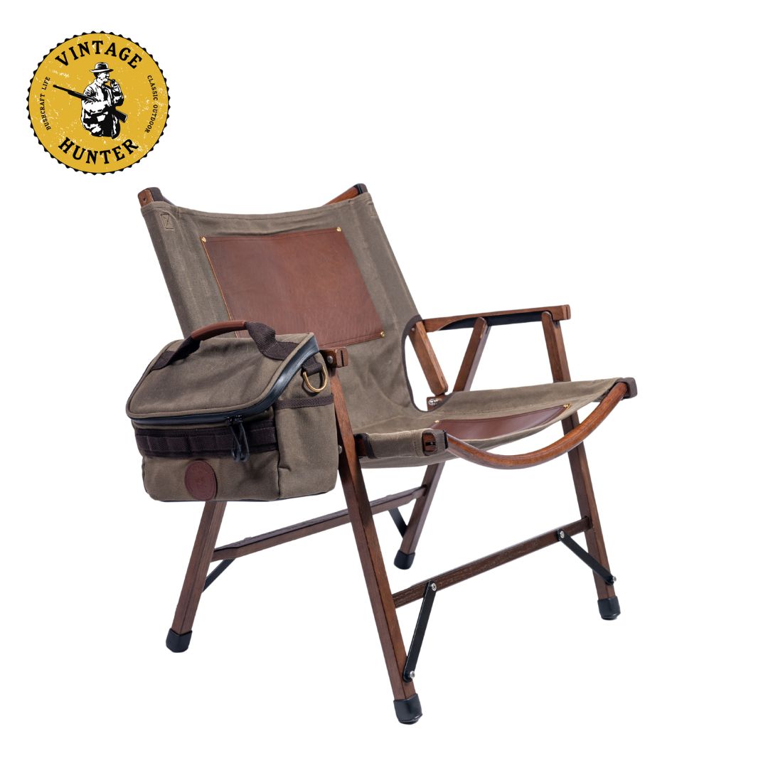 オイルワックスキャンバスクーラーポーチ（S）｜Vintage Hunter 保冷バッグ