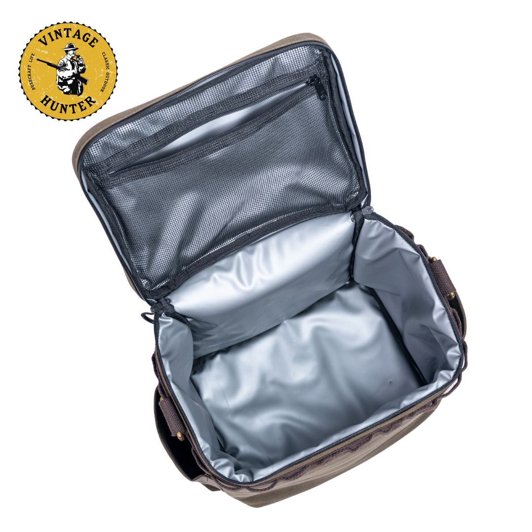 オイルワックスキャンバスクーラーポーチ（L）｜Vintage Hunter