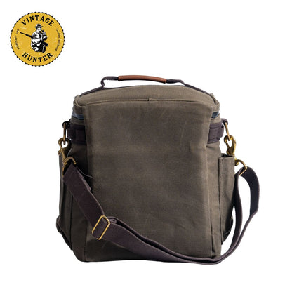 オイルワックスキャンバスクーラーポーチ（L）｜Vintage Hunter