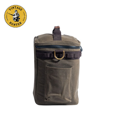 オイルワックスキャンバスクーラーポーチ（L）｜Vintage Hunter