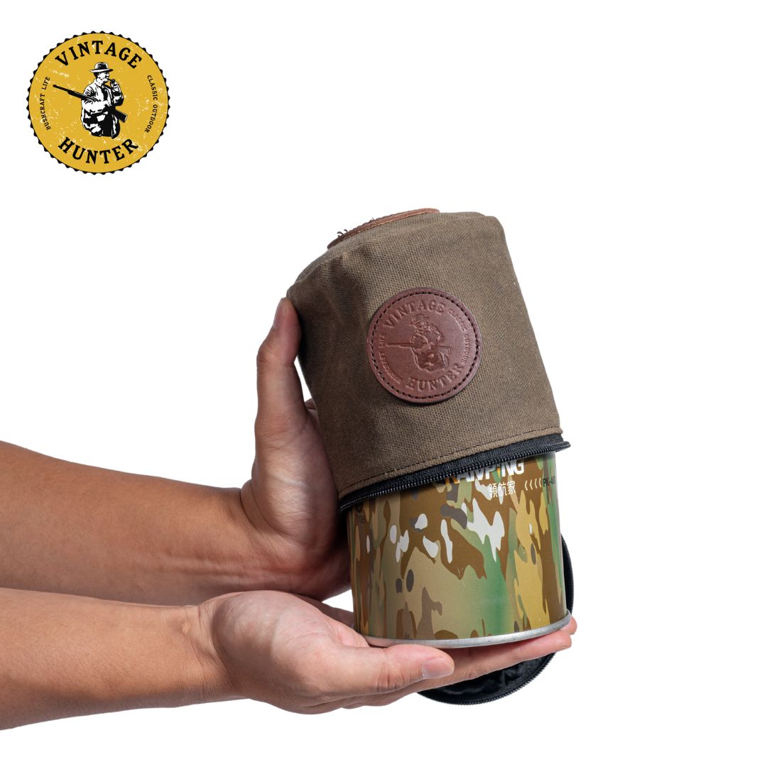 オイルワックスキャンバス OD缶カバー｜Vintage Hunter