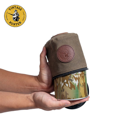 オイルワックスキャンバス OD缶カバー｜Vintage Hunter