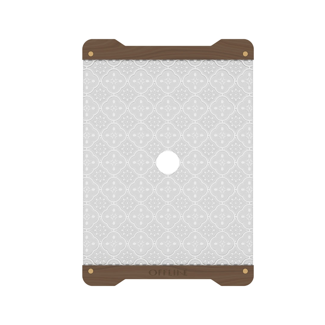 OFFLINE Begonia 1 Unit Top Plate｜海棠柄1ユニット天板（Walnut Coco / Forest Dark）