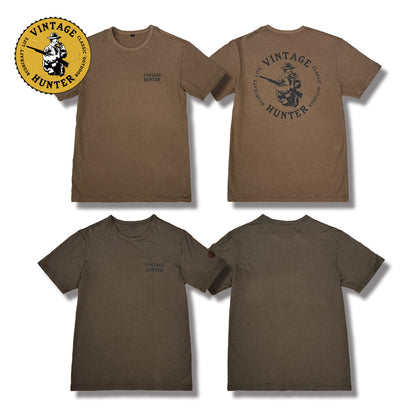 ハンティングTシャツ（ブラウン／オリーブ）｜Vintage Hunter