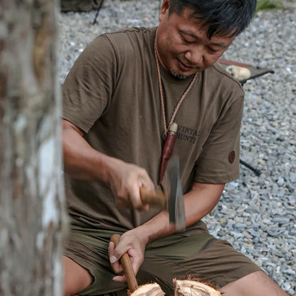 ハンティングTシャツ（ブラウン／オリーブ）｜Vintage Hunter