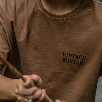 ハンティングTシャツ（ブラウン／オリーブ）｜Vintage Hunter