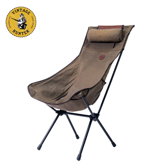 オイルワックスキャンバス軽量ハイバックチェア｜Vintage Hunter