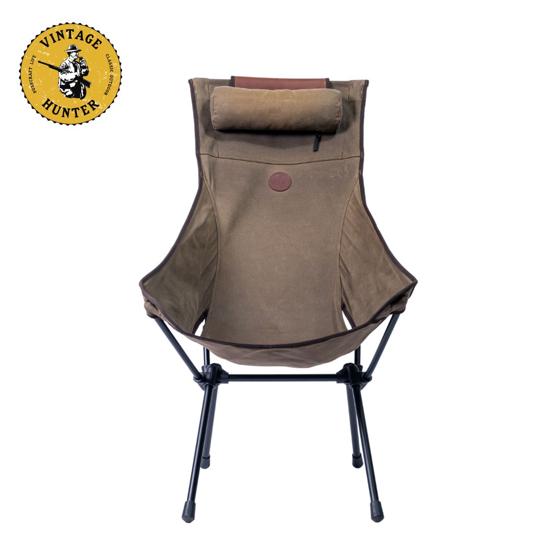 オイルワックスキャンバス軽量ハイバックチェア｜Vintage Hunter