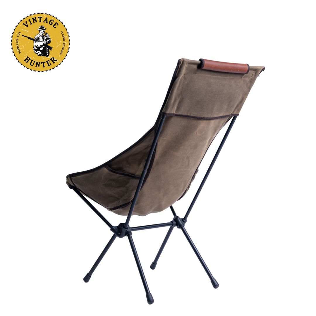 オイルワックスキャンバス軽量ハイバックチェア｜Vintage Hunter