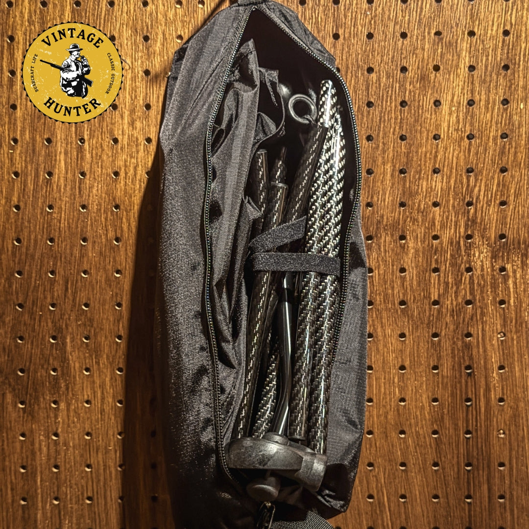 カーボンファイバー超軽量ローチェア｜505g・耐荷重105kg｜コンパクト収納｜Vintage Hunter