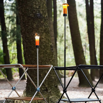 OFFLINE TELESCOPIC LANTERN POLE｜伸縮式テーブルランタンポール・両端1/4インチ規格（Black / Silver）