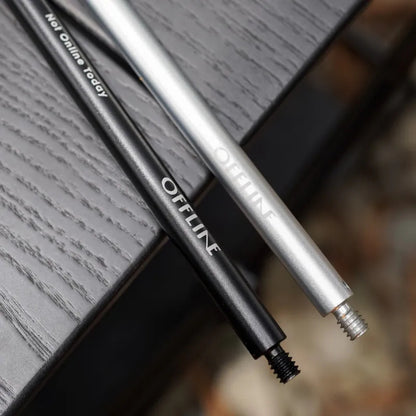 OFFLINE TELESCOPIC LANTERN POLE｜伸縮式テーブルランタンポール・両端1/4インチ規格（Black / Silver）