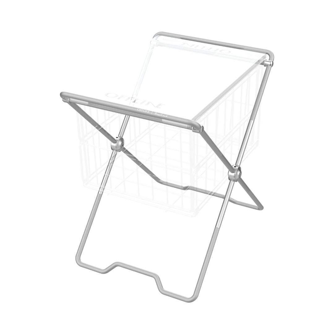 【予約販売｜6/15入荷予定】VECTOR x–TOP 1ユニット・モジュールテーブルフレーム (Silver / Black)｜Offline