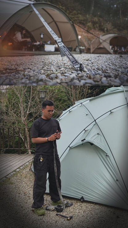 CAMPCORD タクティカルガイロープシリーズ 2本セット（1.5m／3.3m）｜Bell’s Camping